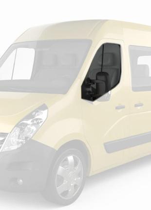 Боковое стекло renault master iii (10-) переднее дверное опускное левое прозрачное (рено мастер)