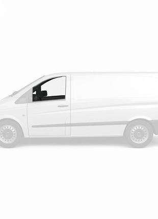 Боковое стекло mercedes vito/viano (w639) (03-14) переднее дверное опускное левое (вито/виано)