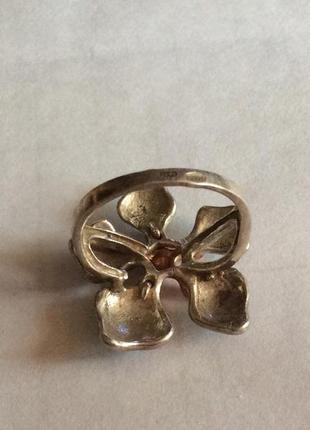 Серебряное кольцо с эмалью украина