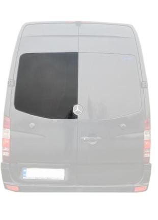 Заднє скло vw crafter крафтер (2006-2017) ліве на розпашні двері без електрообогрева
