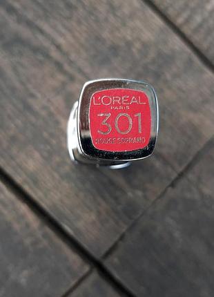 Лаковая помада лореаль 301