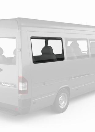 Бокове скло vw lt (95-06) заднє салонне ліве праве на коротку і довгу баз