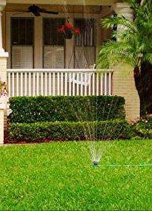 Спринклерный ороситель - распылитель для газона 360 multifunctional av-611 water sprinklers2 фото