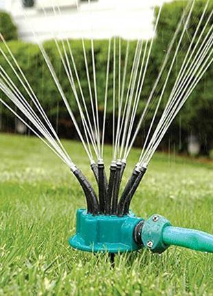 Спринклерный ороситель - распылитель для газона 360 multifunctional av-611 water sprinklers8 фото
