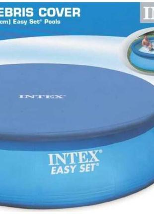 Intex тент 28026 для надувного бассейна, диаметр 376см