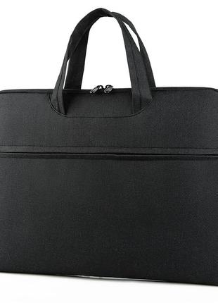 Сумка для ноутбука 15.6 м'яка безкаркасна joy art lp166bl, чорна