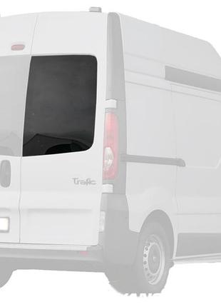 Заднее стекло opel vivaro (01-19) правое на розпашную дверь без електрообогрева (опель виваро) высокий (парус)