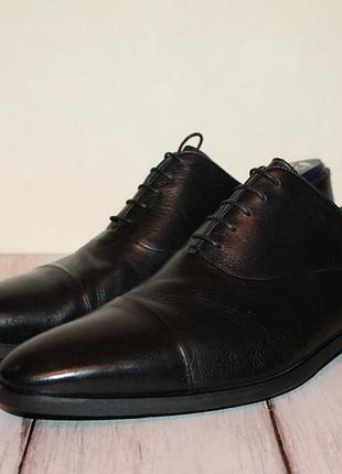 Классические кожаные туфли moreschi 44-44,5 размер 100% натуральная кожа