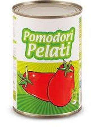 Помідори pomodori pelati, 400 г (код: 01207)