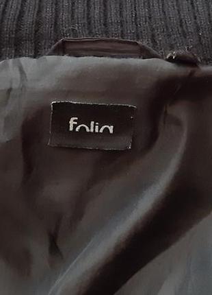 Стильная трендовая  куртка, бренд folia, размер m-l,7 фото