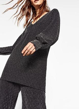 Блискуча яскрава туніка zara