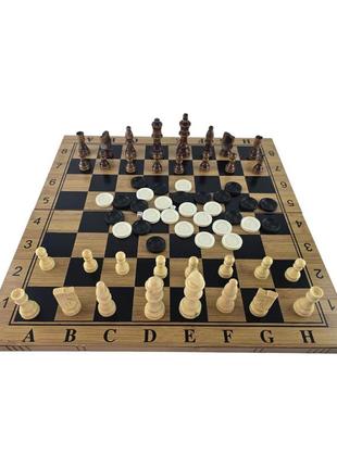 Игровой набор нарды шахматы шашки (47,5х47,5х2 см)