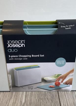 Набор разделочных досок joseph joseph duo 3-piece chopping board set оригинал