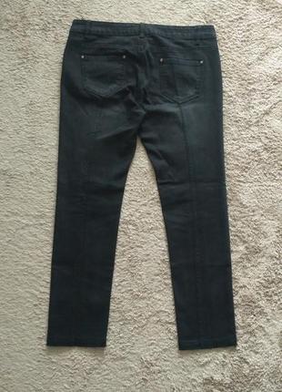 Черные джинсы  takko р.40 средняя посадка1 фото