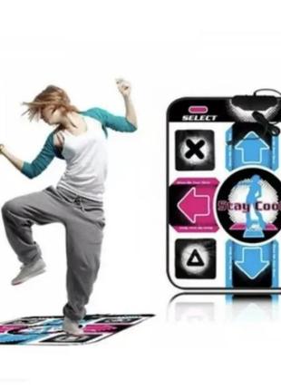 Танцювальний килимок x-treme dance pad platinum з під'єднанням до телевізора tv і комп'ютера