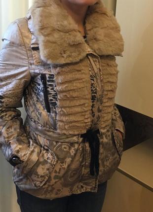 Демисезонная куртка с кроликом fashion paris6 фото