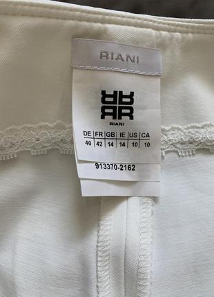 Брюки штаны из эко-кожи люксового немецкого бренда riani. размер м.3 фото