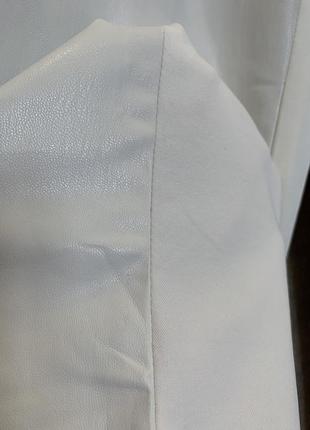 Брюки штаны из эко-кожи люксового немецкого бренда riani. размер м.8 фото