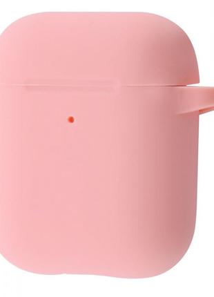 Чохол silicone case new for airpods 1/2 pink