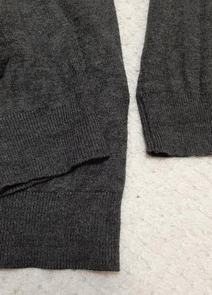 Серый свитер пуловер zara р. 48-50 (l) вискоза8 фото