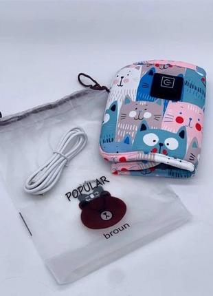 Портативный чехол для подогрева детского питания молока и воды с usb salemarket