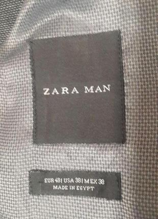 Классный стильный пиджак zara man.7 фото