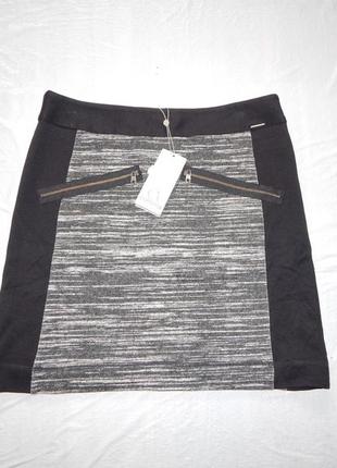 M-l, поб 48-50, новая теплая трикотажная юбка comma
