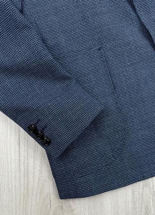 Блезер піджак темносиній синій базовий на весну ідеальний без підкладу10 фото