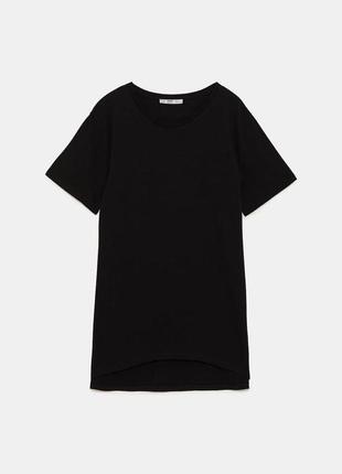 Черная футболка zara