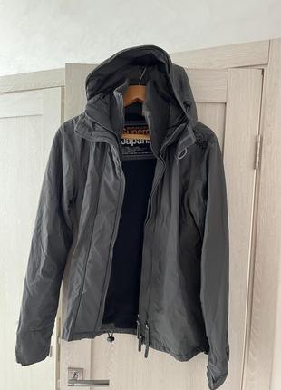 Куртка superdry japan jacket windbreaker jacket with hood size l3 фото