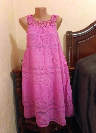 Сарафан платье кружевное из нитевички1 фото