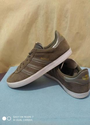 Кожаные кроссовки adidas gazelle