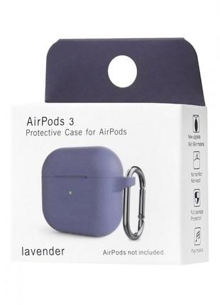 Чохол silicone case new for airpods 3 pink sand2 фото