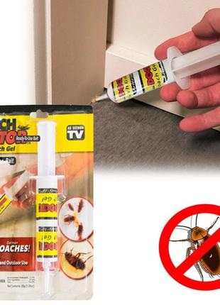 Средство защиты от тараканов и насекомых, гель шприц roach doctor