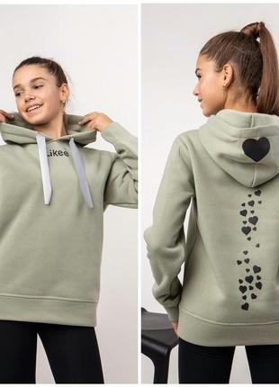 Теплое худи