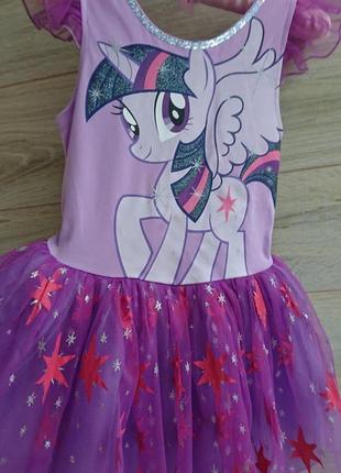 Платье my little pony искорка лошадки пони 3-4г7 фото