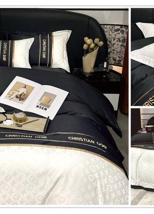 Шикарное постельное белье страйп-сатин