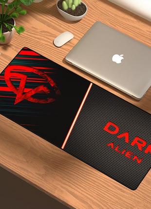 Dark alien игровой коврик для мыши размер 700*300*3 мм