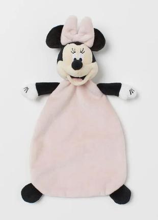 H&m нова фірмова іграшка комфортер для малюків мінні маус  minnie mouse1 фото