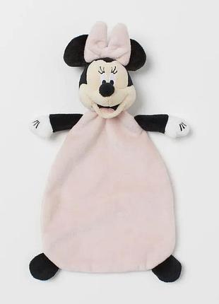 H&amp;m новая фирменная игрушка комфортер для малышей минные маус minnie mouse
