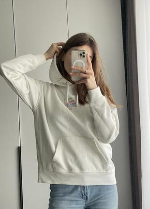 Бежевый худи, базовый худи, белый худи7 фото