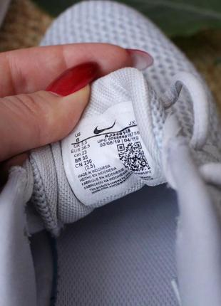 Легкие фирменные текстильные кроссовки nike оригинал 36.5 г5 фото