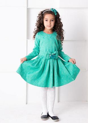 Дитяче плаття троянда з обідком р. 110 габбі