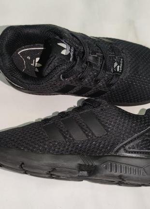 Легкі повітропроникні бігові чорні кросівки adidas torsion 26-27 (17 см)7 фото