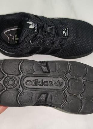 Легкі повітропроникні бігові чорні кросівки adidas torsion 26-27 (17 см)8 фото