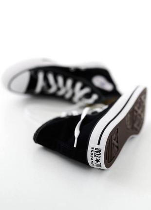 Кеди converse chuck taylor all star hi - black8 фото