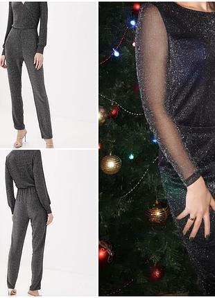 Комбінезон брючний жіночий стильний вечірній