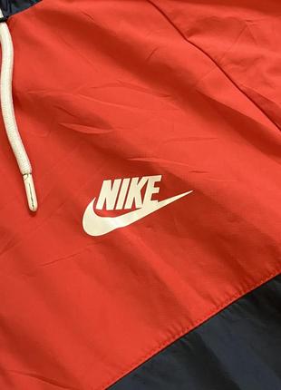 Стильна чоловіча куртка вітровка nike оригінал олімпійка в ідеальному стані без нюансів анарак розмір: с/м5 фото