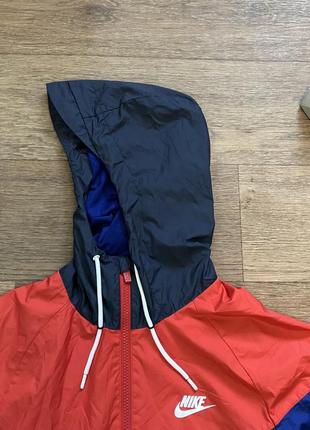 Стильна чоловіча куртка вітровка nike оригінал олімпійка в ідеальному стані без нюансів анарак розмір: с/м4 фото