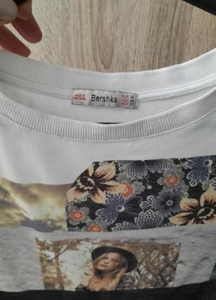 Футболка bershka xs плюс подарок.2 фото